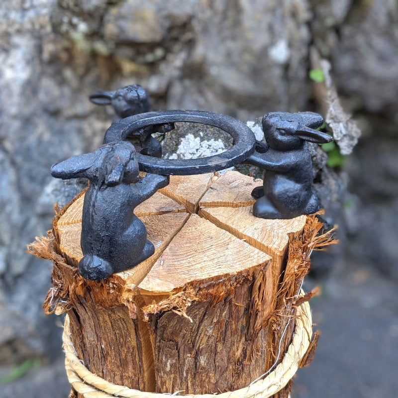 うさぎ五徳(鋳物)