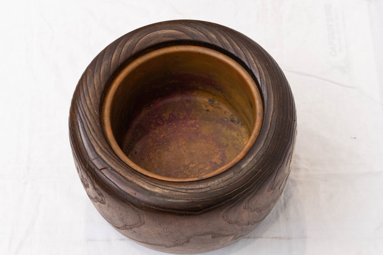 アンティーク火鉢の手あぶり火鉢スタートセット(タイプ:TH-55)