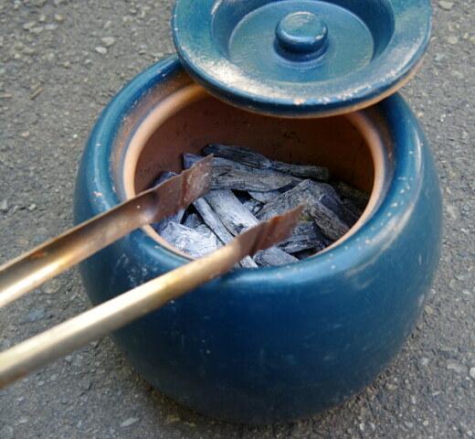 火消し壷（火消しつぼ）陶器製