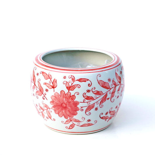 新品 ミニ火鉢 陶器セット ピンク