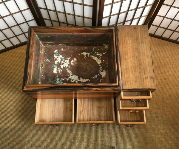 黒柿関東長火鉢 KTK307